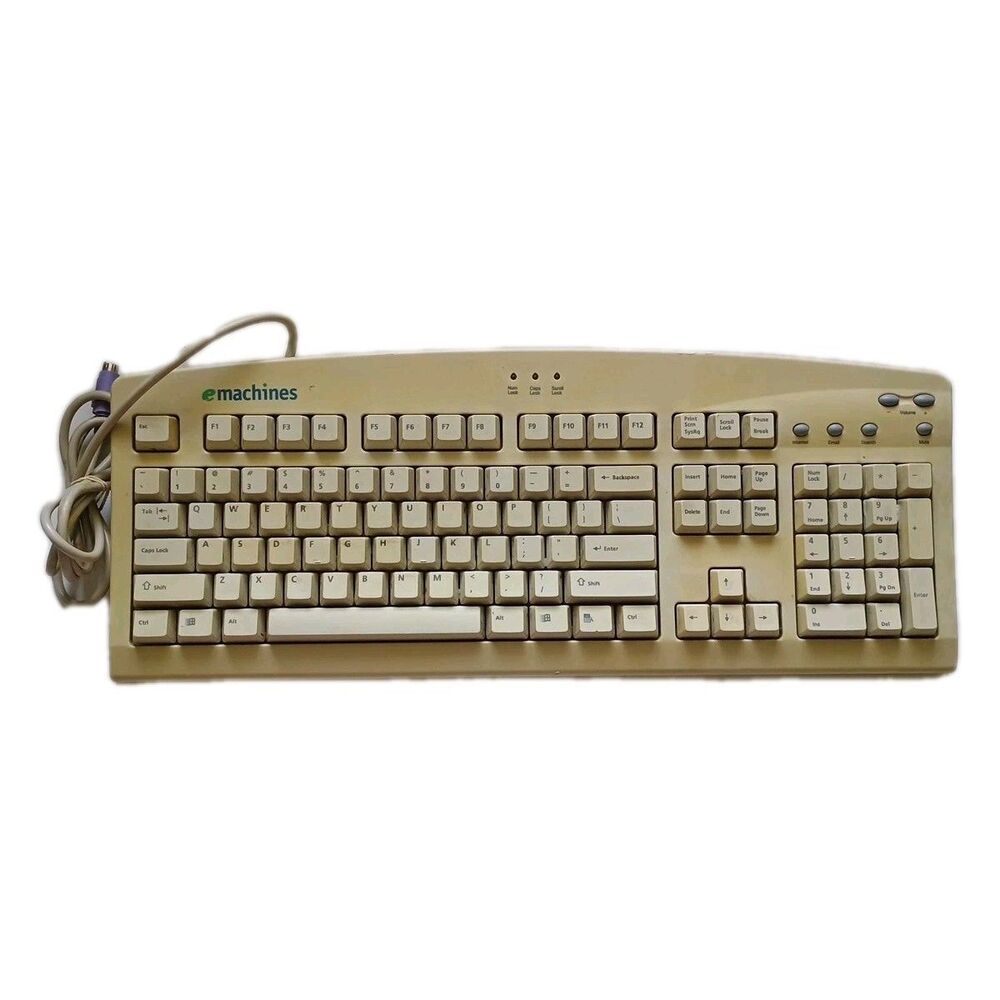 eMachines PS/2 Keyboard eKB-5001 Untested